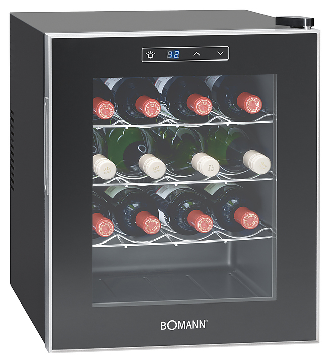 Винный шкаф Bomann KSW 344 серебристый