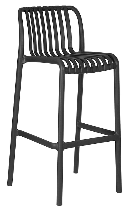 Стул барный DOBRIN 777PP-LMZL-N CHLOE BAR (темно-серый) 4 шт.