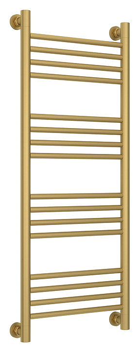 Полотенцесушитель водяной Сунержа Богема+ 100x40 см с прямой перемычкой, матовое золото