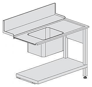 Стол для посудомоечной машины Kromo K5-DX правый