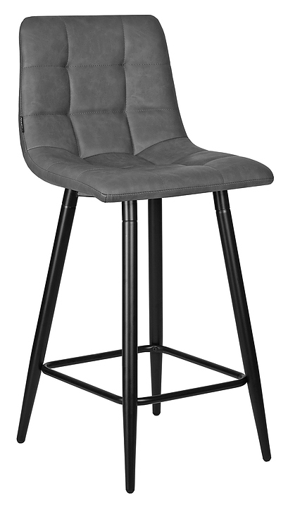 Стул полубарный DOBRIN 8078-1-LML-N OLIVIA (антрацит) 2 шт.