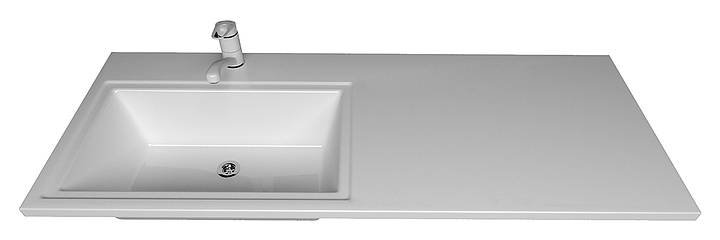 Раковина Grossman Марсал 120 120х48, мрамор, левая