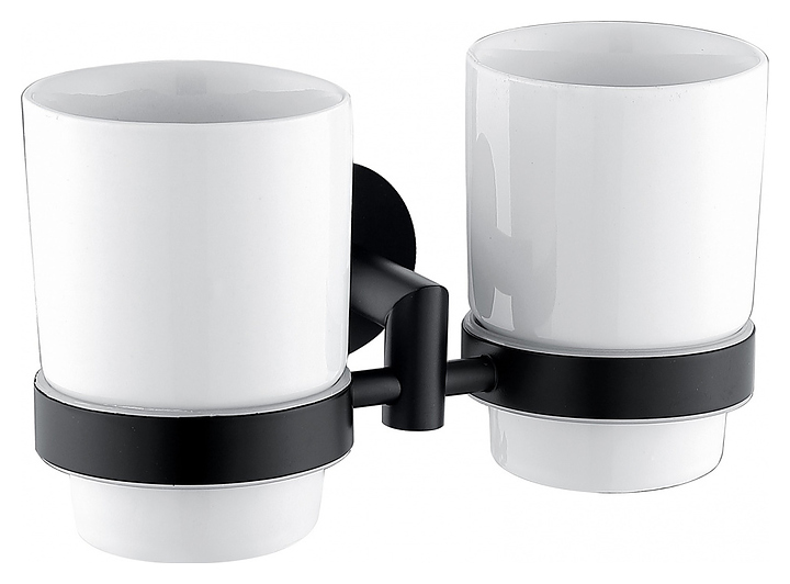 Стакан для зубных щеток с держателем Allen Brau Priority 6.31003-31 двойной