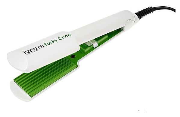 Щипцы для волос Harizma Funky Crimp зеленые