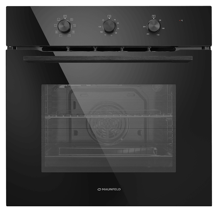 Духовой шкаф Maunfeld MEOC708PB2 черный / стекло