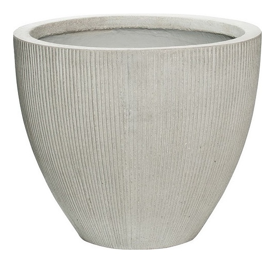 Кашпо Pottery Pots JESSLYN (51х43 см) светло-серое