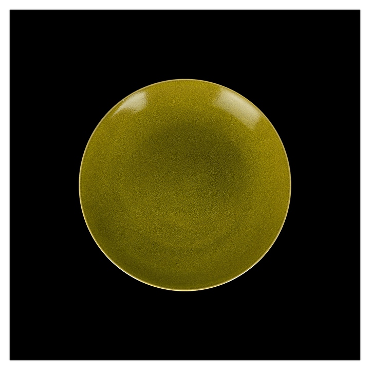 Тарелка мелкая Corone Cocorita XSY2243 d=23 см (фарфор) желтая