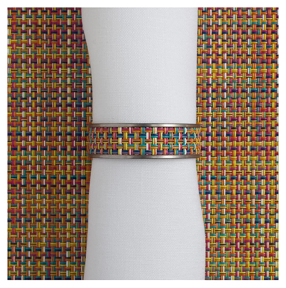 Кольцо для салфеток Confetti (100324-005) CHILEWICH 0802-MNBK-CONF