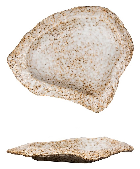 Блюдо для подачи P.L. Proff Cuisine Brown Spider Silk 81223992 28х24 см h 3,4 см