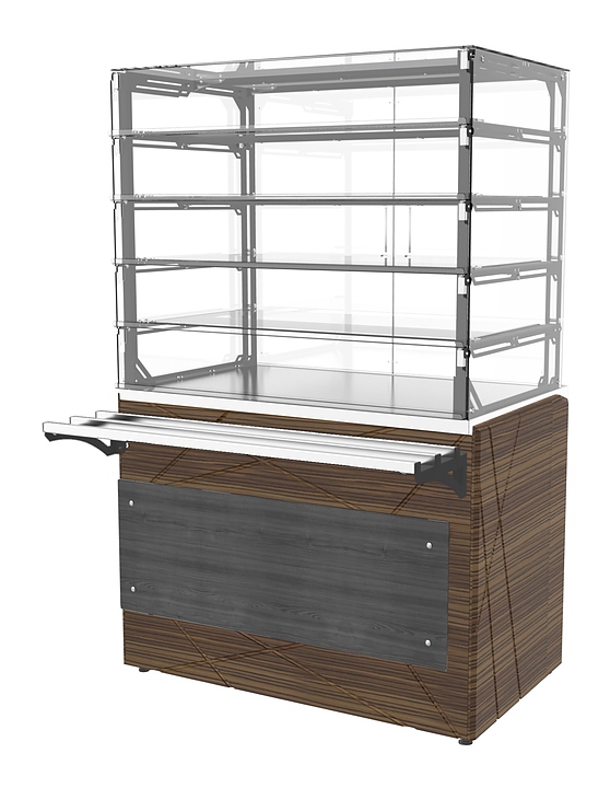 Витрина нейтральная ЧЗТО Провiантъ LVN Stone 1505