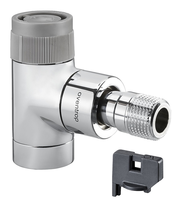 Вентиль термостатический угловой Oventrop EQ 1163552, ДУ 15, PN 10, Rp 1/2