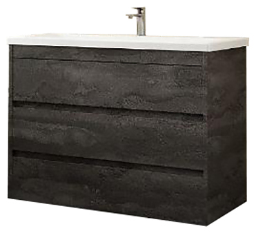 Тумба под раковину Art&Max Family-M-1000-3C-PIA-IS 100 см, железный камень