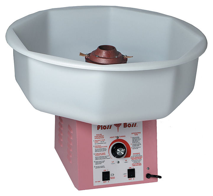 Аппарат для сахарной ваты Gold Medal Floss Boss с алюминиевым ловителем