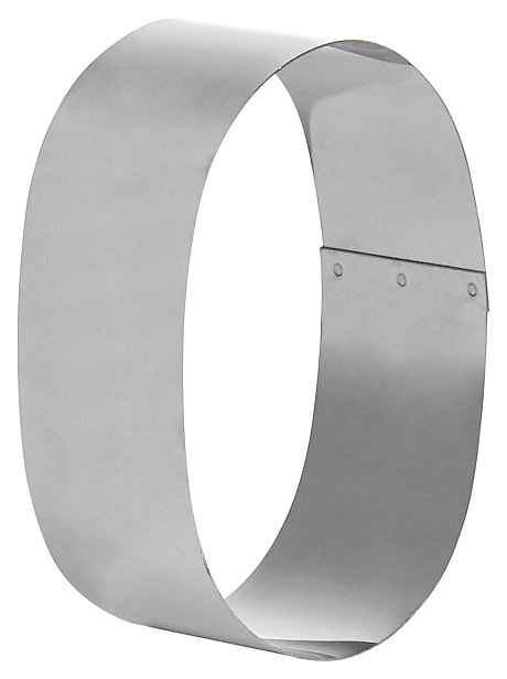 Форма кондитерская Техно-ТТ овал 120х70 мм h=50 мм нерж. сталь