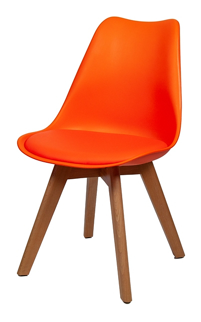Стул BentWood Eames W оранжевый