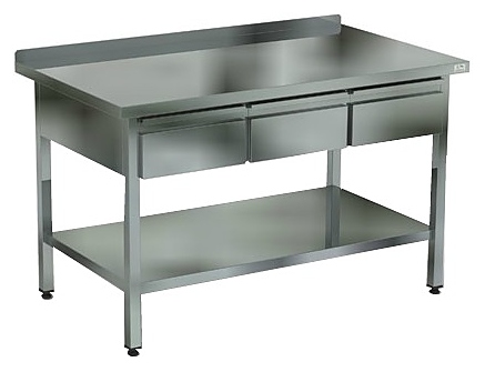 Стол с выдвижными ящиками КОБОР СПБЯ-120/60