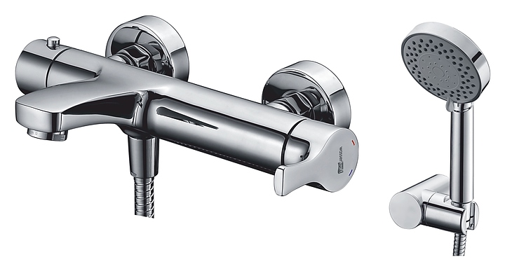 Смеситель для ванны с душем Wasserkraft Berkel 4801 хром