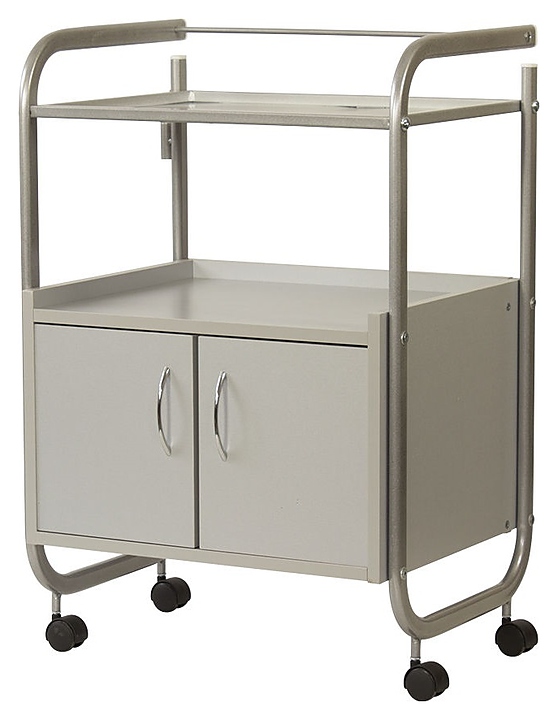 Тележка косметологическая МЭДИСОН МД-104 Silver