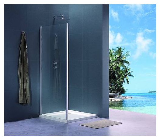 Душевая перегородка KollerPool S90C 90х190 см, стекло прозрачное