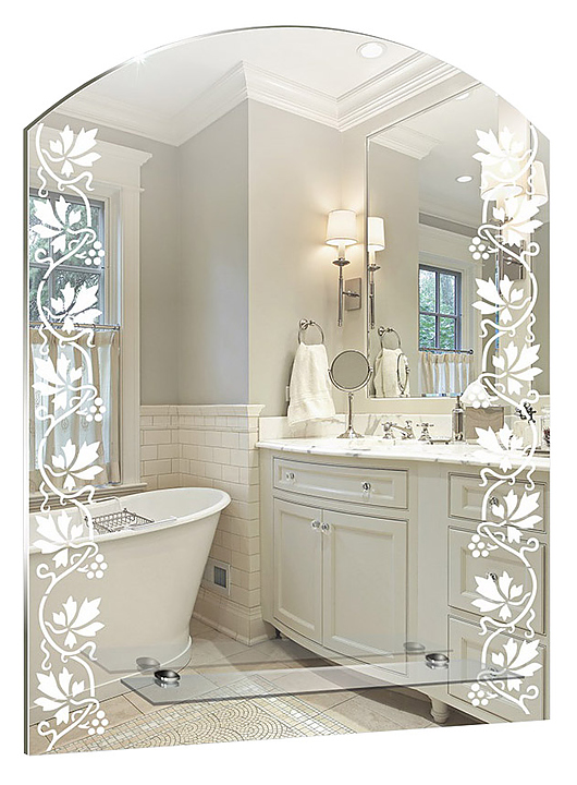 Зеркало Mixline Купидон 53,5х67 см с полкой