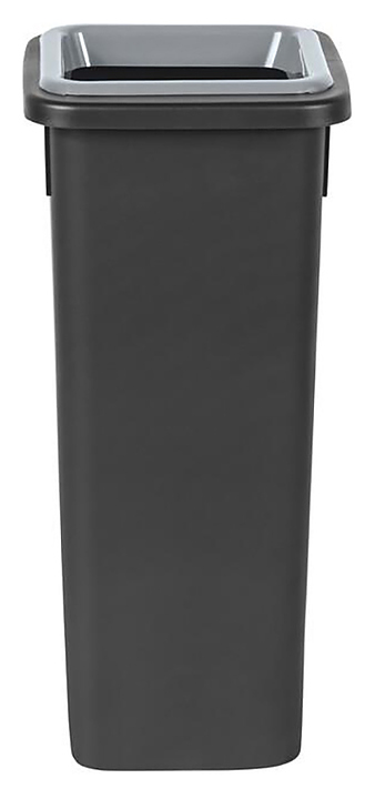 Контейнер для мусора PLAFOR Fit Bin 20 л черный, серый