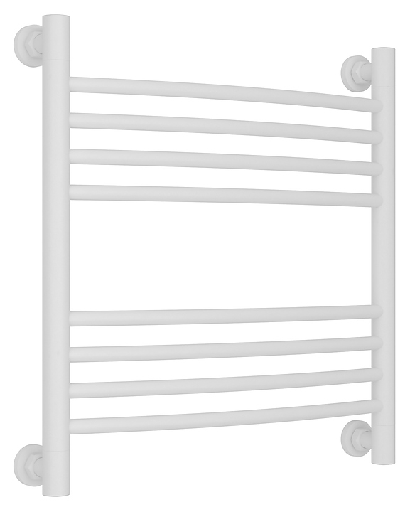 Полотенцесушитель водяной Сунержа Богема+ 50x50 см с выгнутой перемычкой, матовый белый