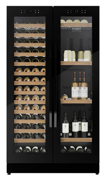 Винный шкаф CASO WineChef Duo 122 black