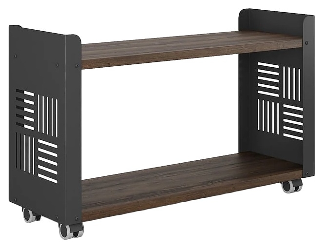 Стеллаж мобильный КОБОР SМ2-90/30 black/charlston