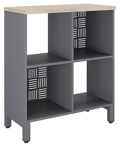 Стеллажная система КОБОР SQ-2Х2 graphite/natural