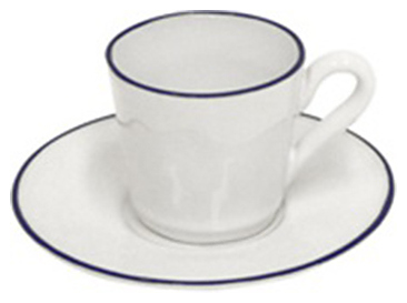 Кофейная пара Costa Nova ATCS02-BLU(ATCS02-02621F) 80 мл (керамика)