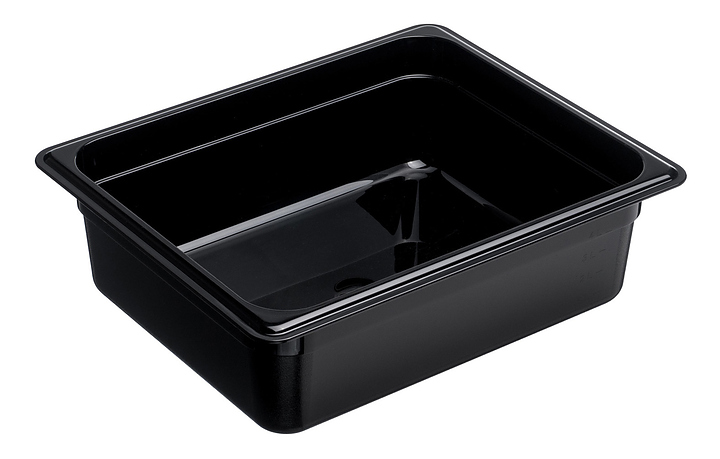 Гастроемкость Gastroplast 79720 GN 1/2-100 (325x265х100 мм) 5.3 л поликарбонат, черный