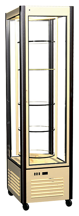 Витрина кондитерская Carboma D4 VM 400-2 (R400Cвр, бежево-коричневый)