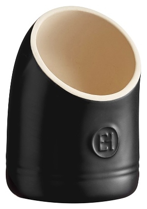 Солонка Emile Henry 710202 550 мл d=11 см h=15,5 см (керамика) черная