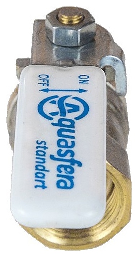Кран шаровой Aquasfera 107-5149, ДУ 40, PN 1,6 МПа, 1 1/2