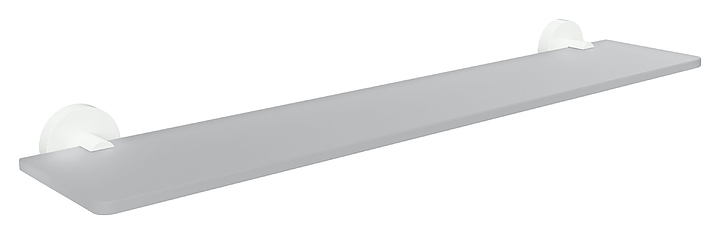 Полочка стеклянная Bemeta White 104102044