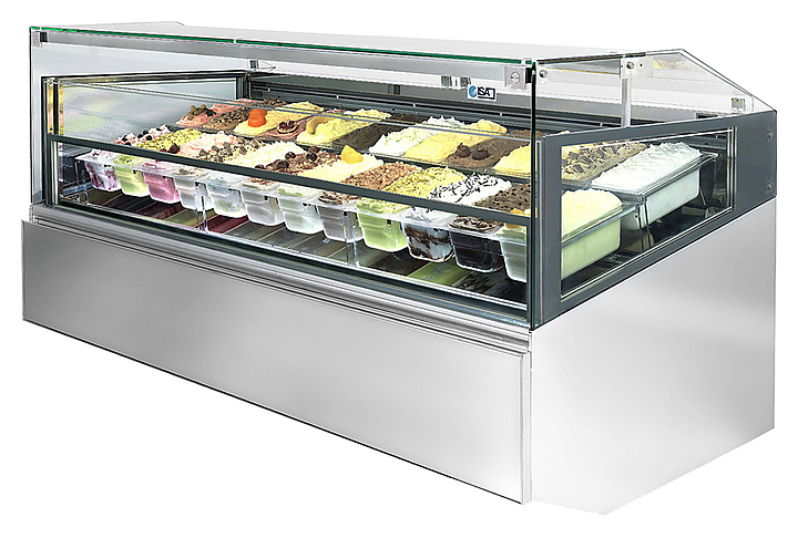 Витрина для мороженого ISA Gelato Supershow 220 RV H117