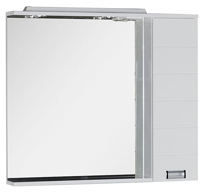 Зеркало Aquanet Сити 100 белое