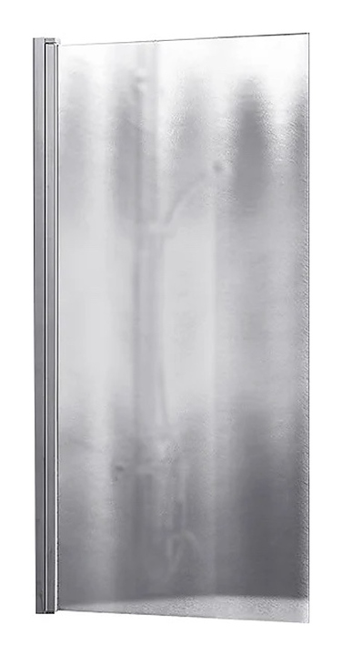 Шторка на ванну Vincea VSB-11800CH 80х140 см, стекло шиншилла, хром