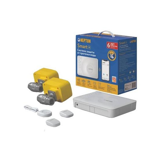 Система защиты от протечек воды Neptun нерж PROFI Smart+ Tuya 3/4