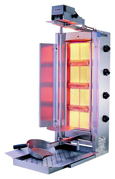 Гриль для шаурмы газовый INOKSAN INO-PDG402