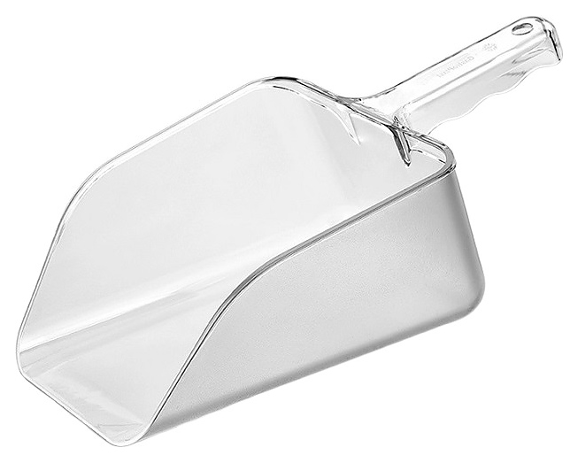 Совок для льда и сыпучих продуктов Gastroplast 1200 мл 300 мм (поликарбонат) прозрачный