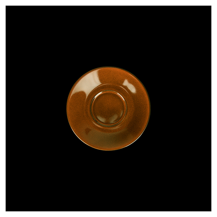 Блюдце Corone Cocorita XSY2214 d=15,9 см (фарфор) оранжевое