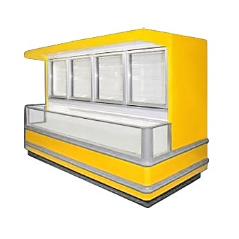 Горка холодильная JBG Вертикальная морозильная витрина MIX L2