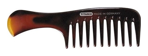 Гребень Titania 1803/8 коричневый, 145 мм
