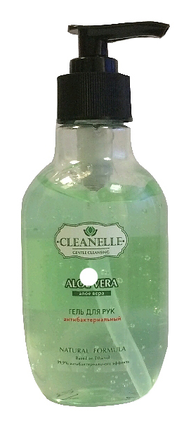 Гель антибактериальный для рук Арома Пром CLEANELLE c aloe vera