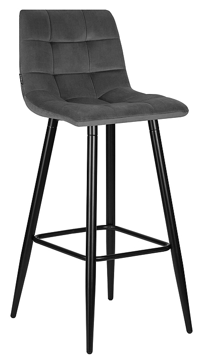 Стул барный DOBRIN 8078-LML-N NICOLE (темно-серый) 2 шт.