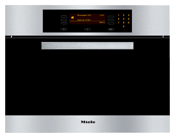 Независимый электрический духовой шкаф Miele H 4080 BM алюминий