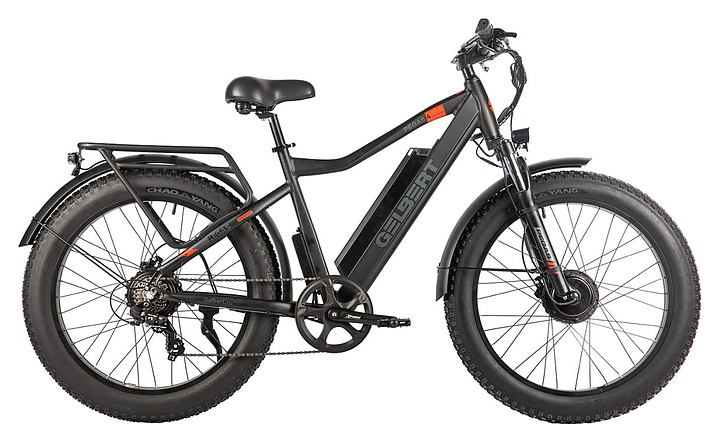 Электровелосипед GELBERT Pegas 4 DUAL PRO MAX черный