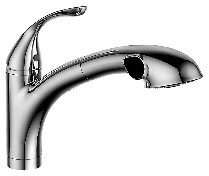 Смеситель для кухни LEMARK Intense LM5650C с вытяжным изливом, хром