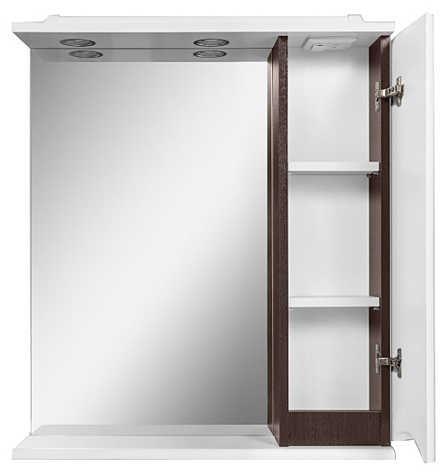 Шкаф зеркальный AM.PM Like M80MPR0651VF, 65 см, правый, венге